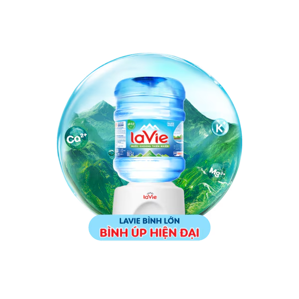 Bình nước Lavie bình úp 19L
